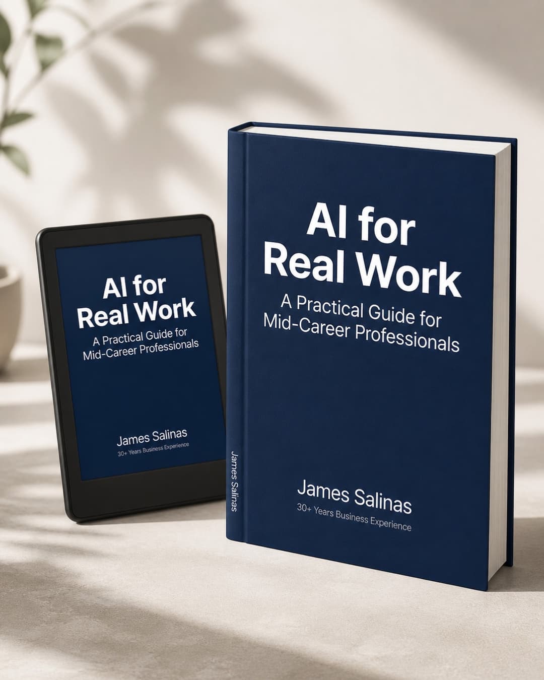 AI for Real Work by James Salinas, book cover